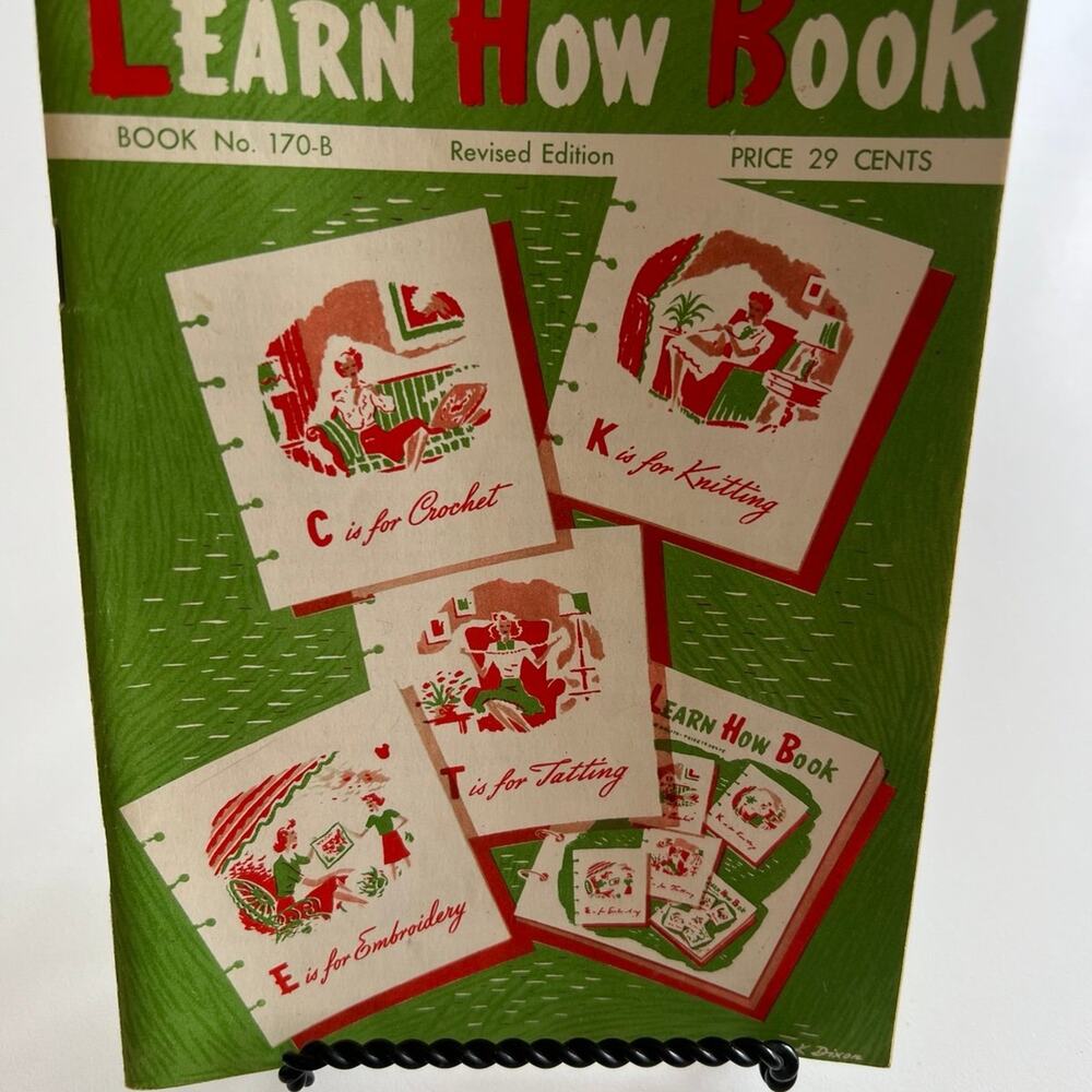 "Learn How Book" Vintage Crafting 1959